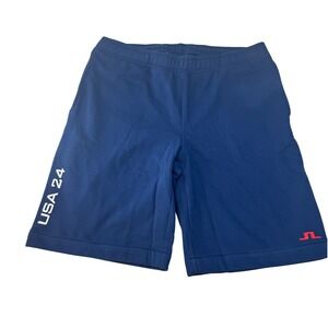 J. Lindeberg Jacques Shorts Estate Blue USA 24 Mens XLarge NWT